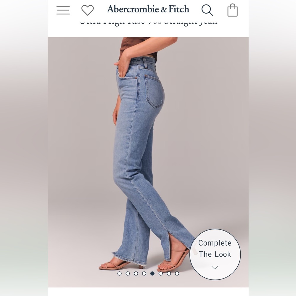 ABERCROMBIE 90’s Straight leg Jeans